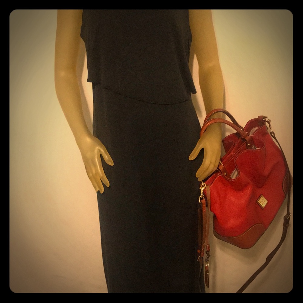 Dooney and Bourke Pebble grained leather hobo